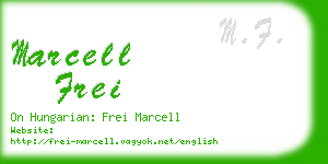 marcell frei business card